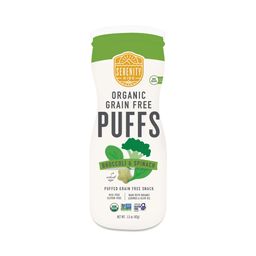 Organic Grain Free Puffs, Broccoli & Spinach