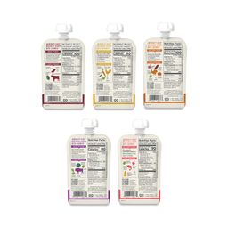 Baby Food Pouches, Meat & Veggies Power Fuel, Variety Pack