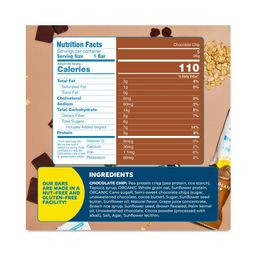 Breakfast Bars + Protein, Chocolate Chip