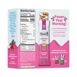 Breakfast Bars + Protein, Sprinkled Donut