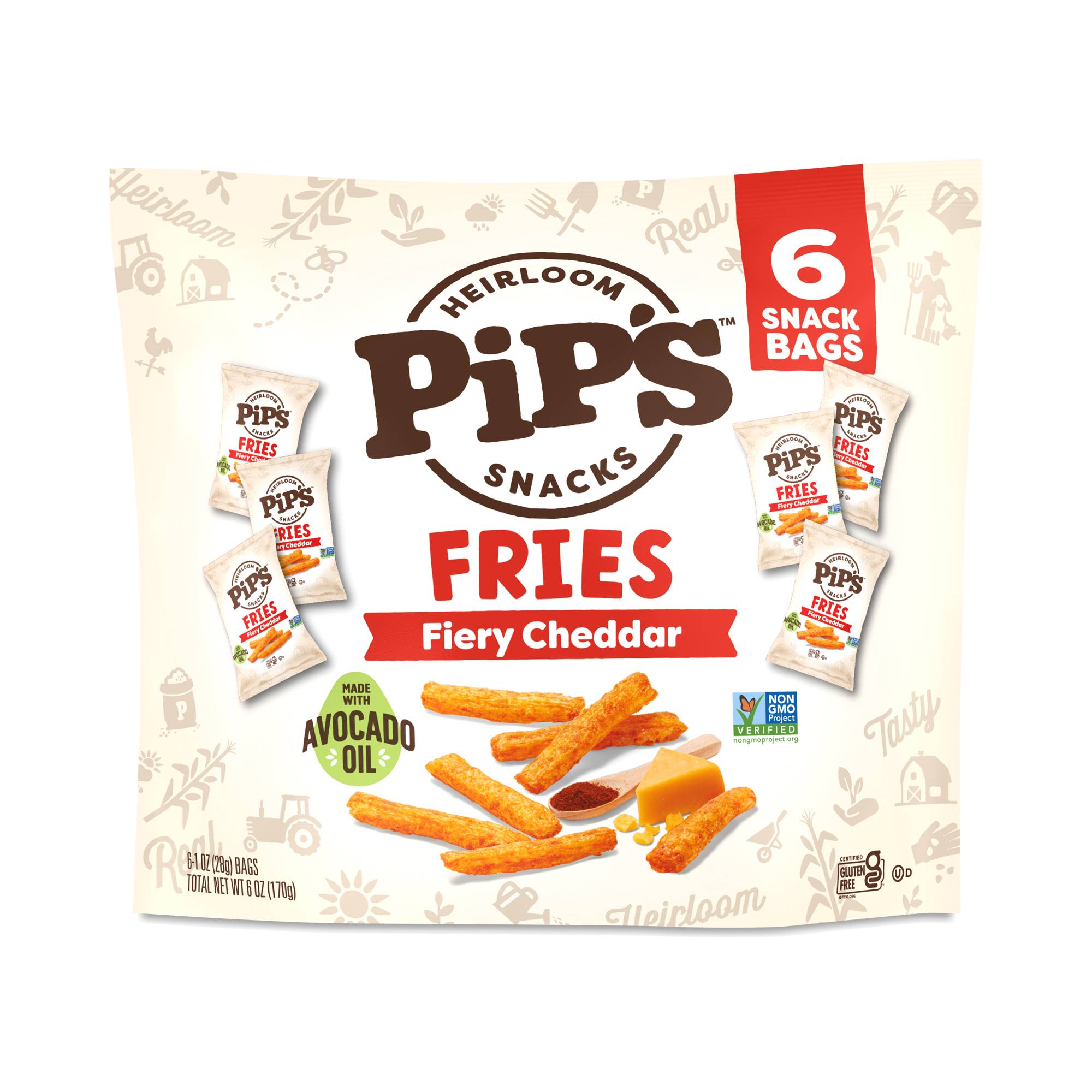 Fries, Fiery Cheddar, Snack Pack