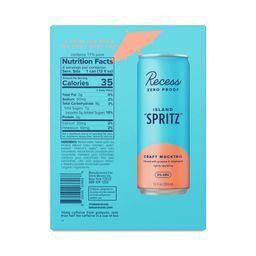 Zero Proof Craft Mocktail, Island "Spritz"