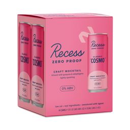 Zero Proof Craft Mocktail, Classic "Cosmo"