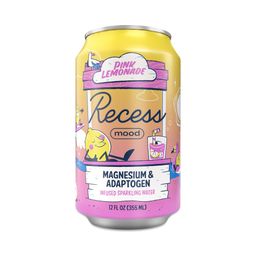Mood Magnesium Infused Sparkling Water, Pink Lemonade