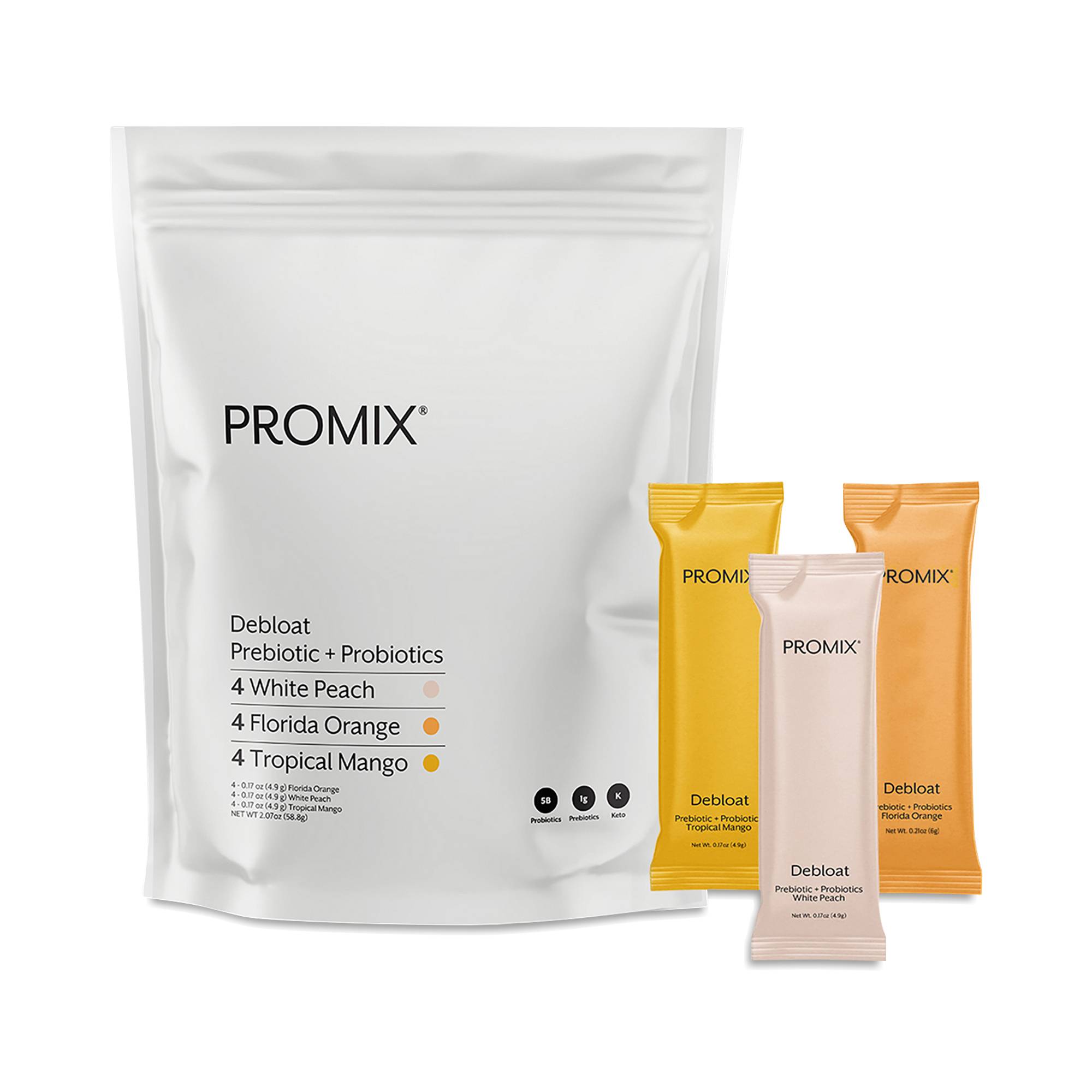 Debloat Prebiotics & Probiotics, Variety Pack