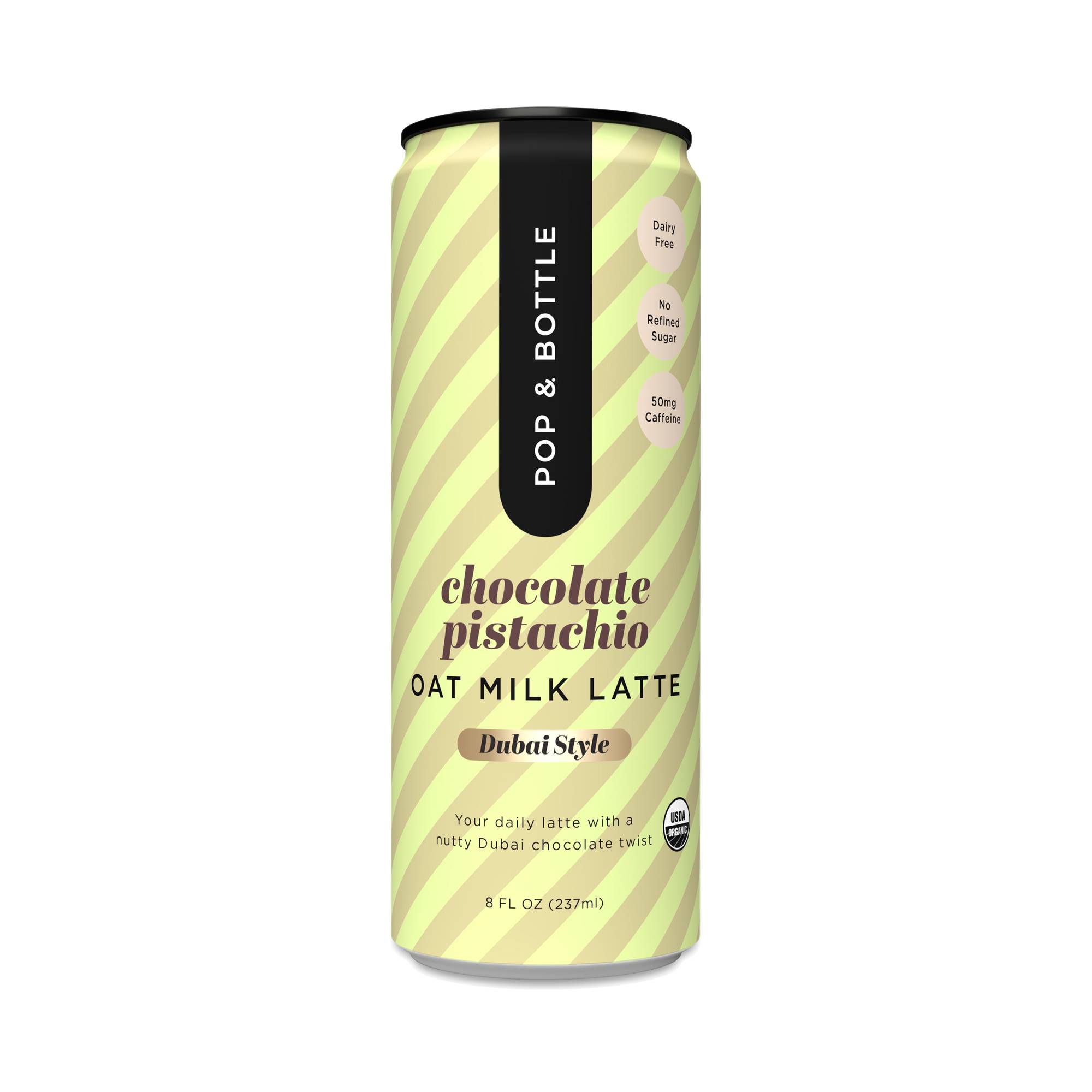 Oat Milk Latte, Dubai Style Chocolate Pistachio