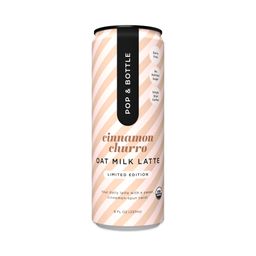 Oat Milk Latte, Cinnamon Churro