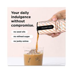 Oat Milk Latte, Cinnamon Churro