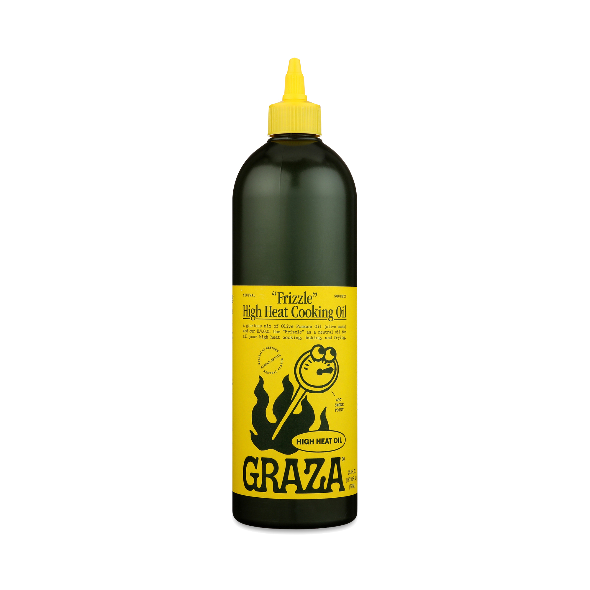 Graza Frizzle High Heat Cooking Oil Squeeze Bottle | Thrive Market