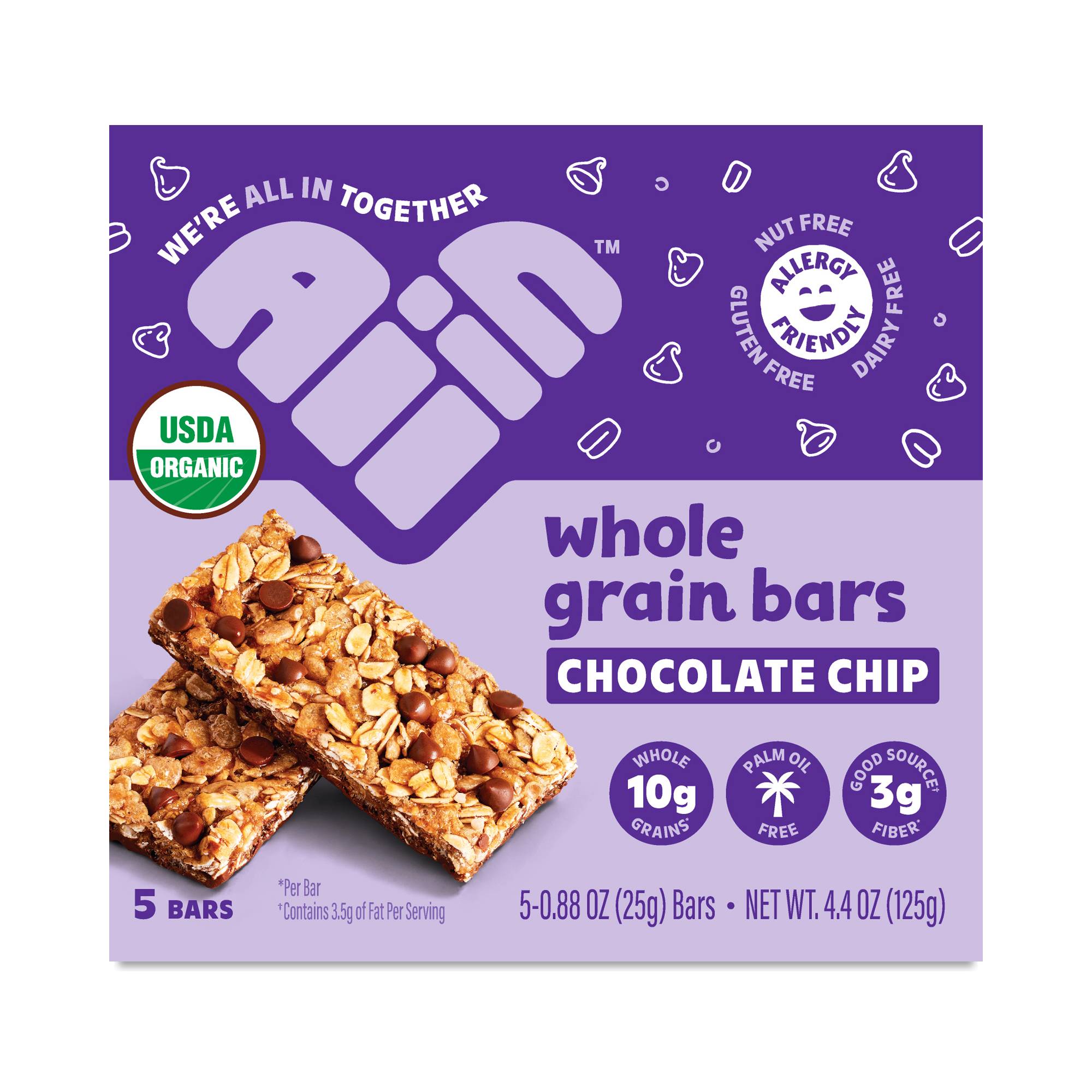Whole Grain Snack Bars, Chocolate Chip