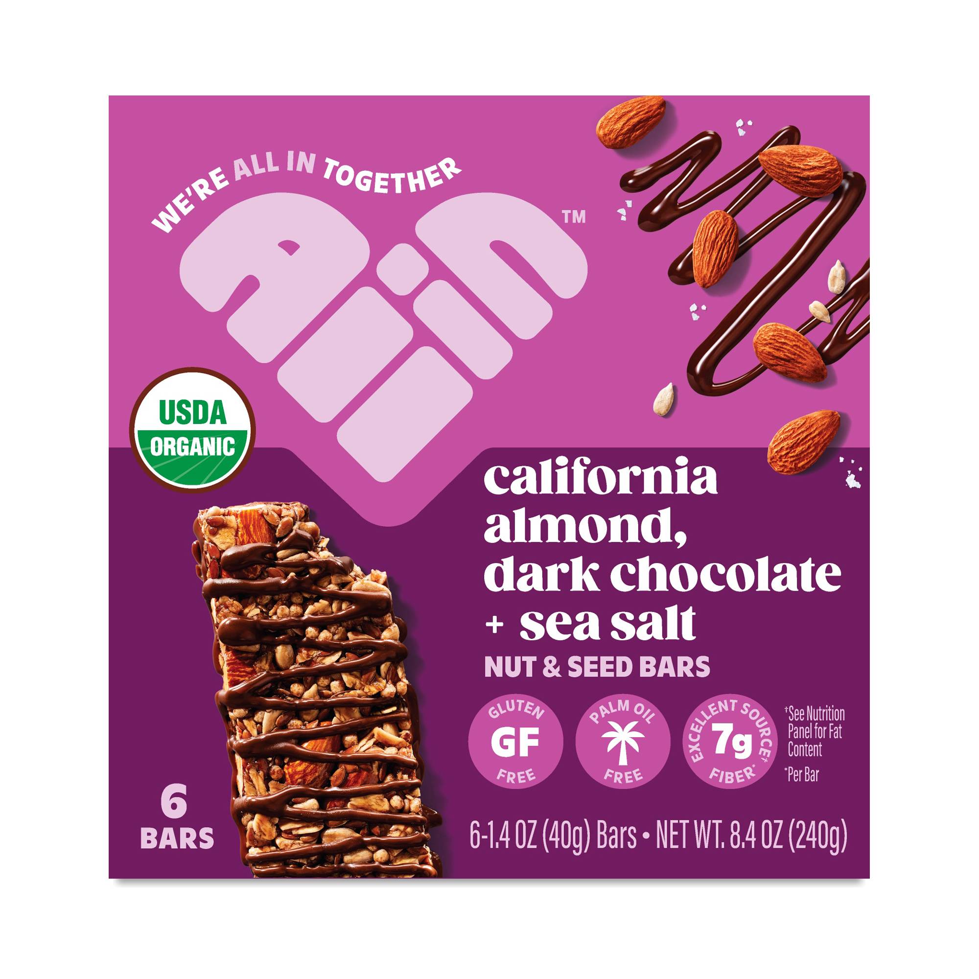 California Almond, Dark Chocolate & Sea Salt