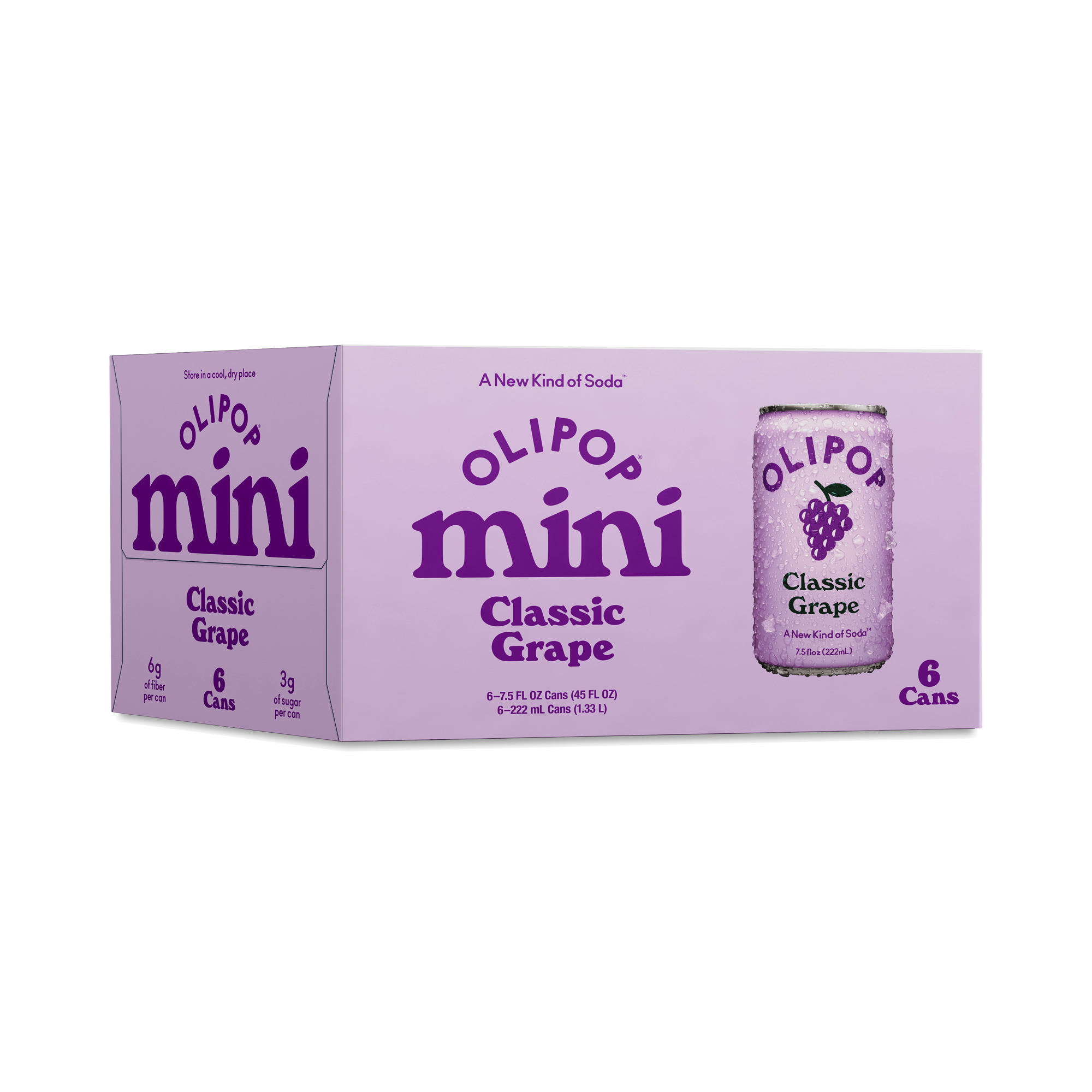Olipop Minis, Classic Grape | Thrive Market