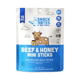 Snack Mates Sticks, Beef and Honey, Value Pack