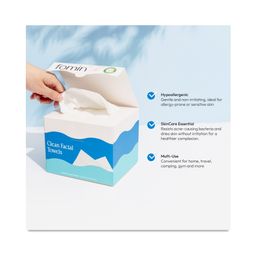 Clean Facial Towels, Fragrance Free