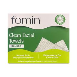 Bamboo Clean Facial Towels, Fragrance Free