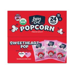 Organic Popcorn, Sweetheart Pop White Chocolate Strawberry