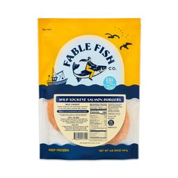 Wild Sockeye Salmon Burgers