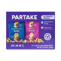 Cookie Snack Packs, Mini Crunchy Chocolate Chip & Confetti