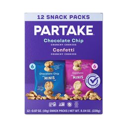 Cookie Snack Packs, Mini Crunchy Chocolate Chip & Confetti