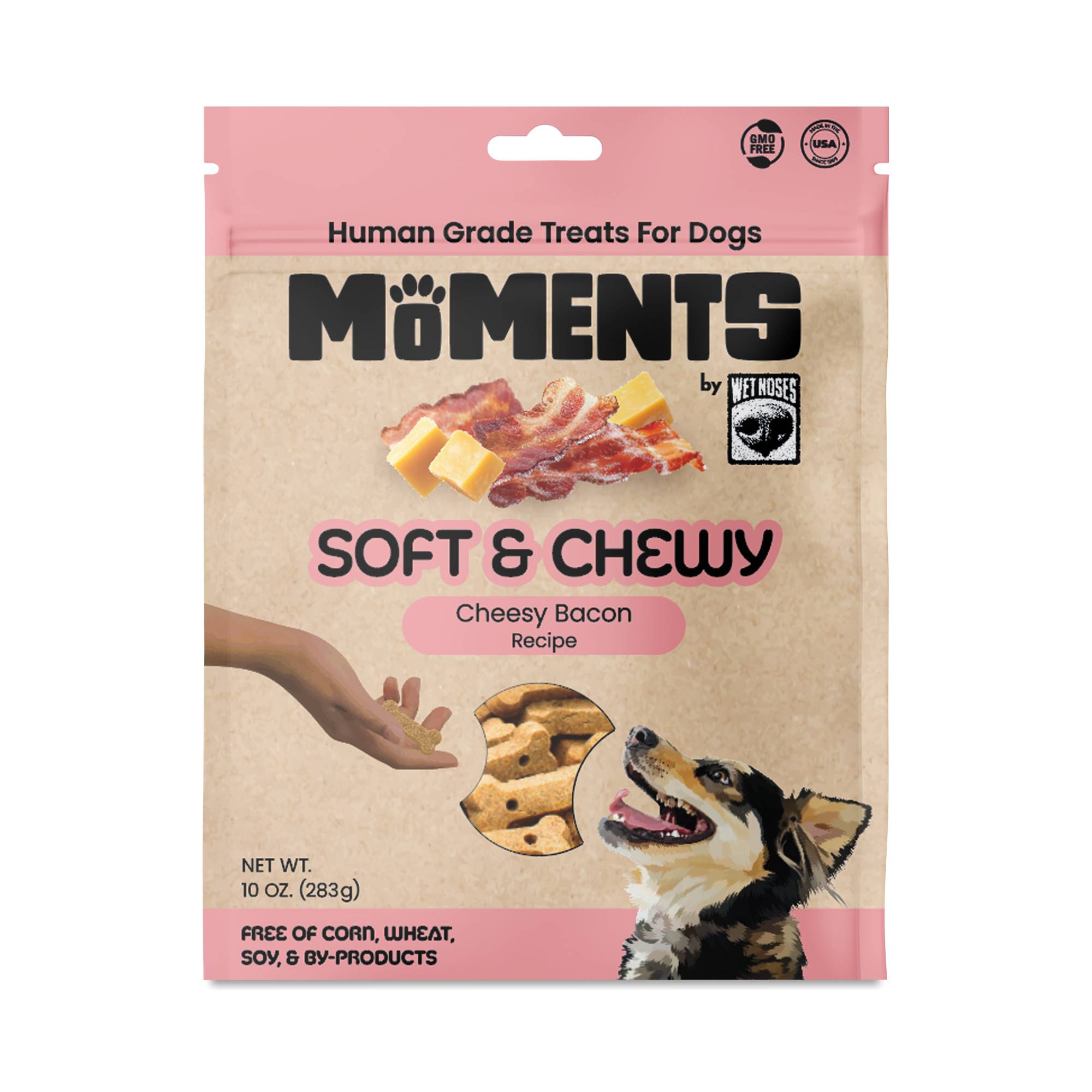 Soft & Chewy Dog Treats, Cheesy Bacon