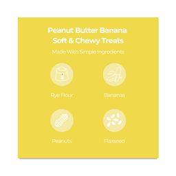 Soft & Chewy Dog Treats, Peanut Butter Banana