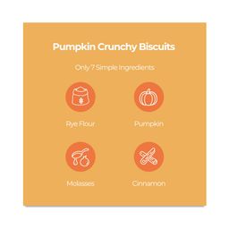 Crunchy Biscuits Dog Treats, Pumpkin