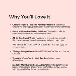 Old School Vanilla Sheet Cake Mix