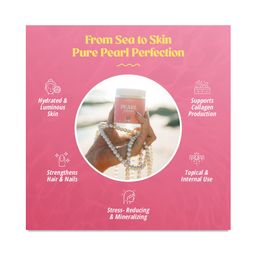 Pearl Powder Made with Seawater Pearls