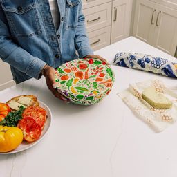 Reusable Food Wrap, Garden Party