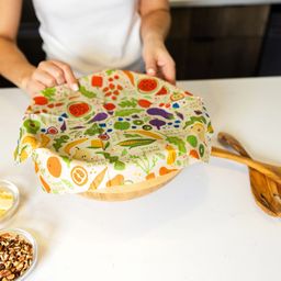 Reusable Food Wrap, Garden Party