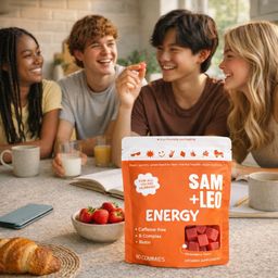 Kids & Teens Energy Gummies, Strawberry