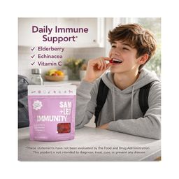 Kids & Teens Immunity Gummies, Berry