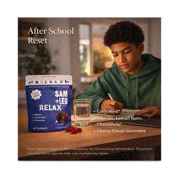 Kids & Teens Relax Gummies, Cherry