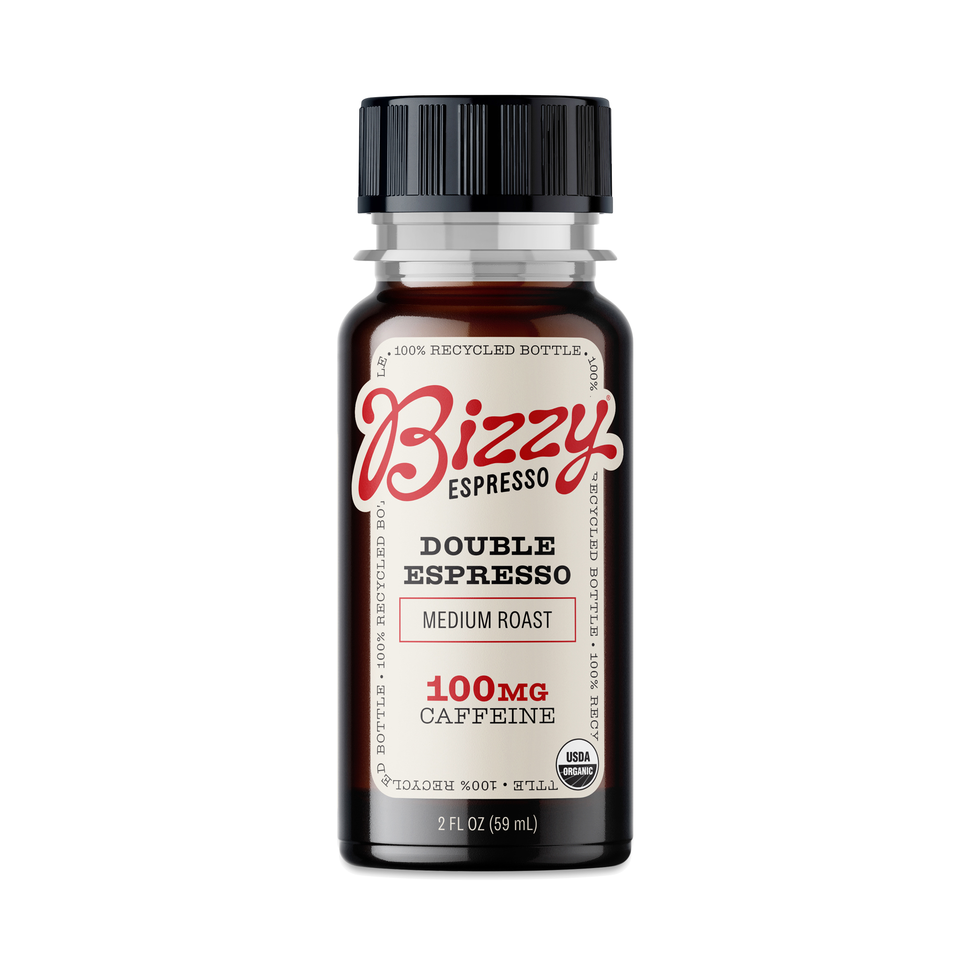 Bizzy Cold Brew Organic Double Espresso Shot, Medium Roast | Thrive Market