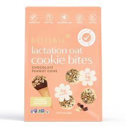 Lactation Oat Cookie Bites, Chocolate Peanut Cone