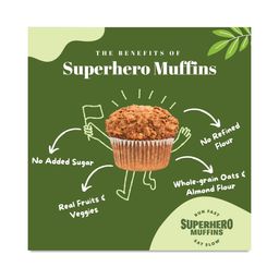 Superhero Muffin Mix, Apple Cinnamon