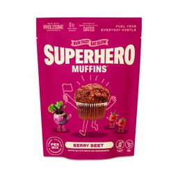 Superhero Muffin Mix, Berry Beet