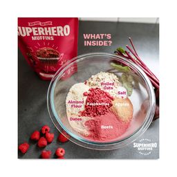 Superhero Muffin Mix, Berry Beet