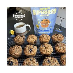Superhero Muffins, Lemon Blueberry