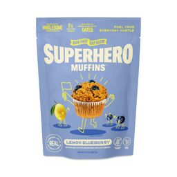 Superhero Muffins, Lemon Blueberry