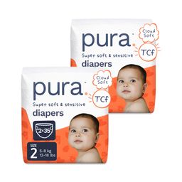 Super Soft & Sensitive Diapers, Size 2