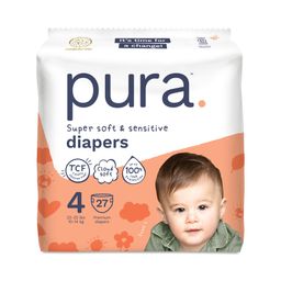 Super Soft & Sensitive Diapers, Size 4