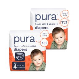 Super Soft & Sensitive Diapers, Size 4