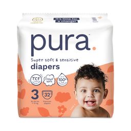 Super Soft & Sensitive Diapers, Size 3