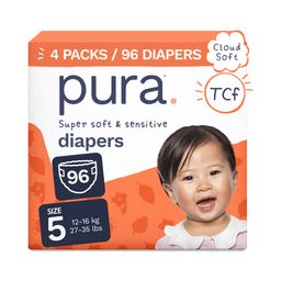 Super Soft & Sensitive Diapers, Size 5