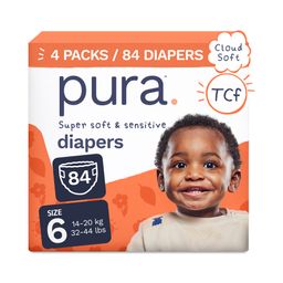 Super Soft & Sensitive Diapers, Size 6