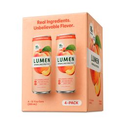 Sparkling Protein, Peaches & Cream