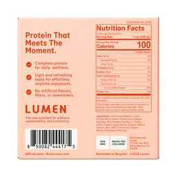 Sparkling Protein, Peaches & Cream