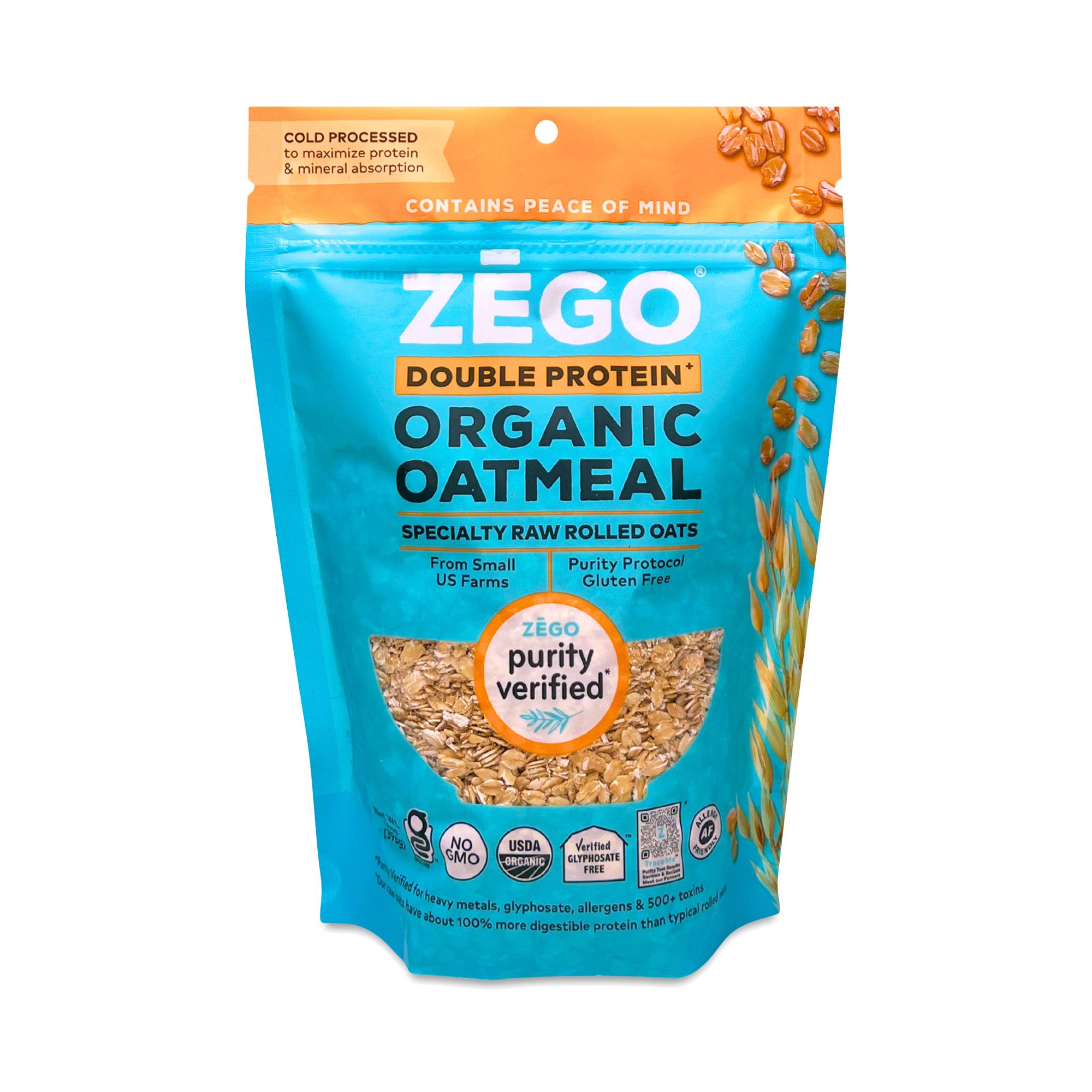 Double Protein Organic Oatmeal