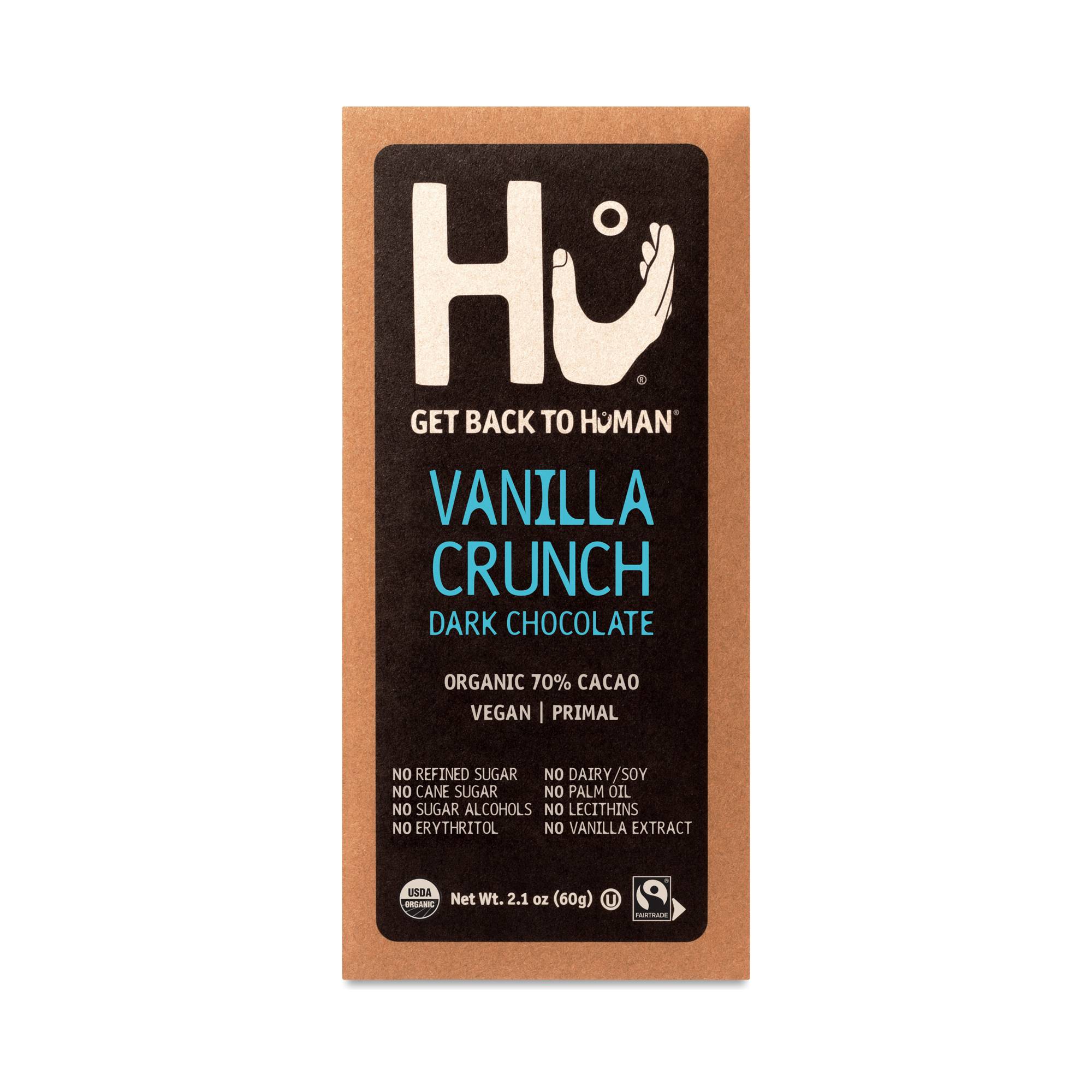 Dark Chocolate Bar, Vanilla Crunch